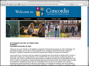 Concordia CD home page